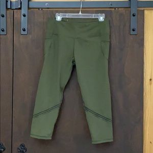 Victoria Secret olive green leggings.